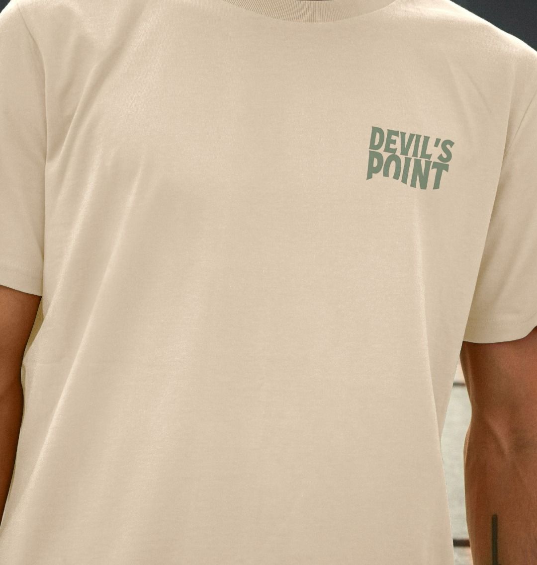 Men's Devil's Point Tee in Oat