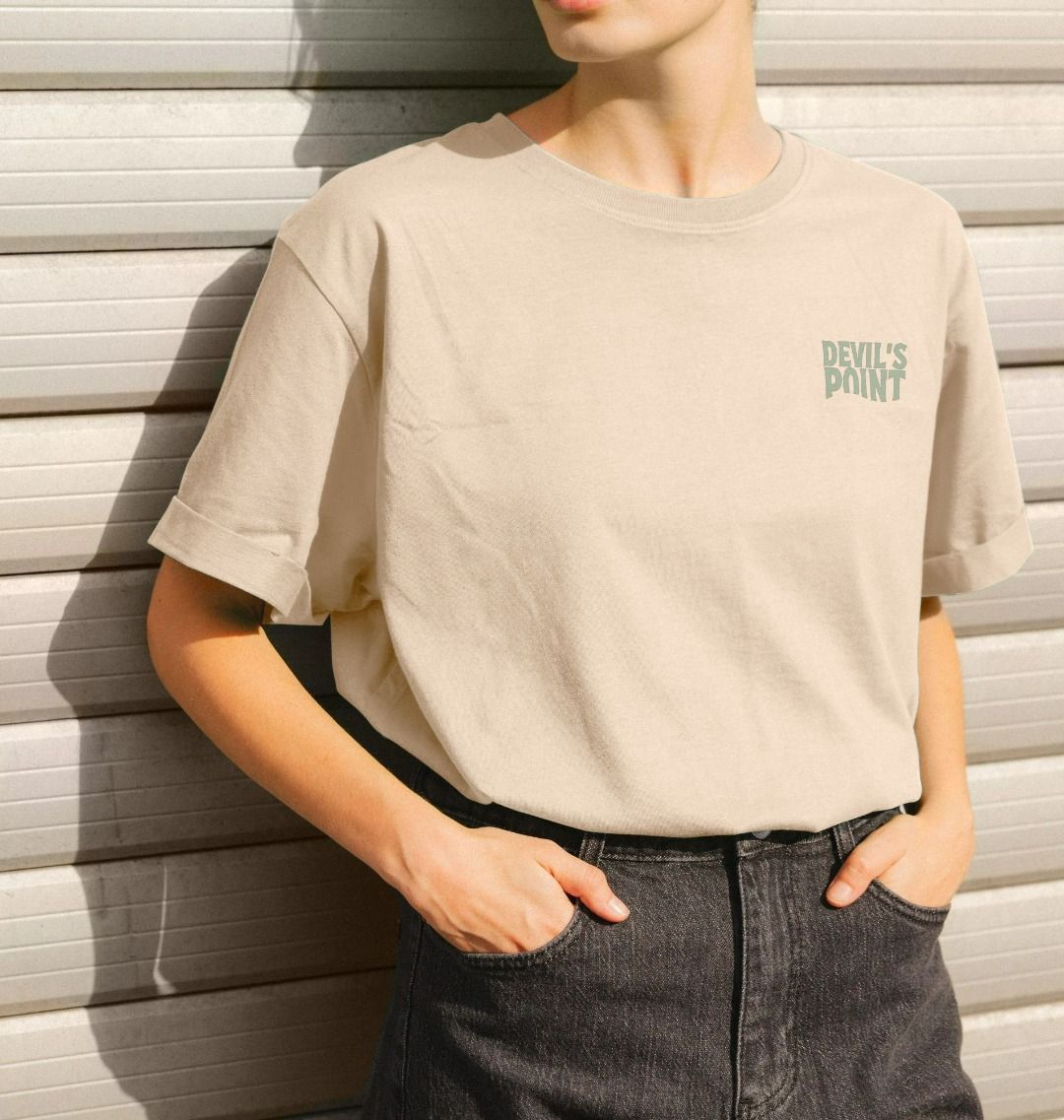 Woman's Devil's Point Tee in Oat