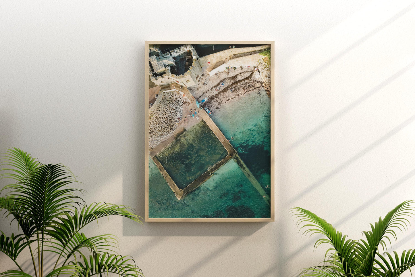 This fine art photographic print of the tidal pool Firestone Bay in Plymouth Sound, near Royal William Yard and Devil's Point, is the perfect picture for your wall, whether in Devon or Beyond!