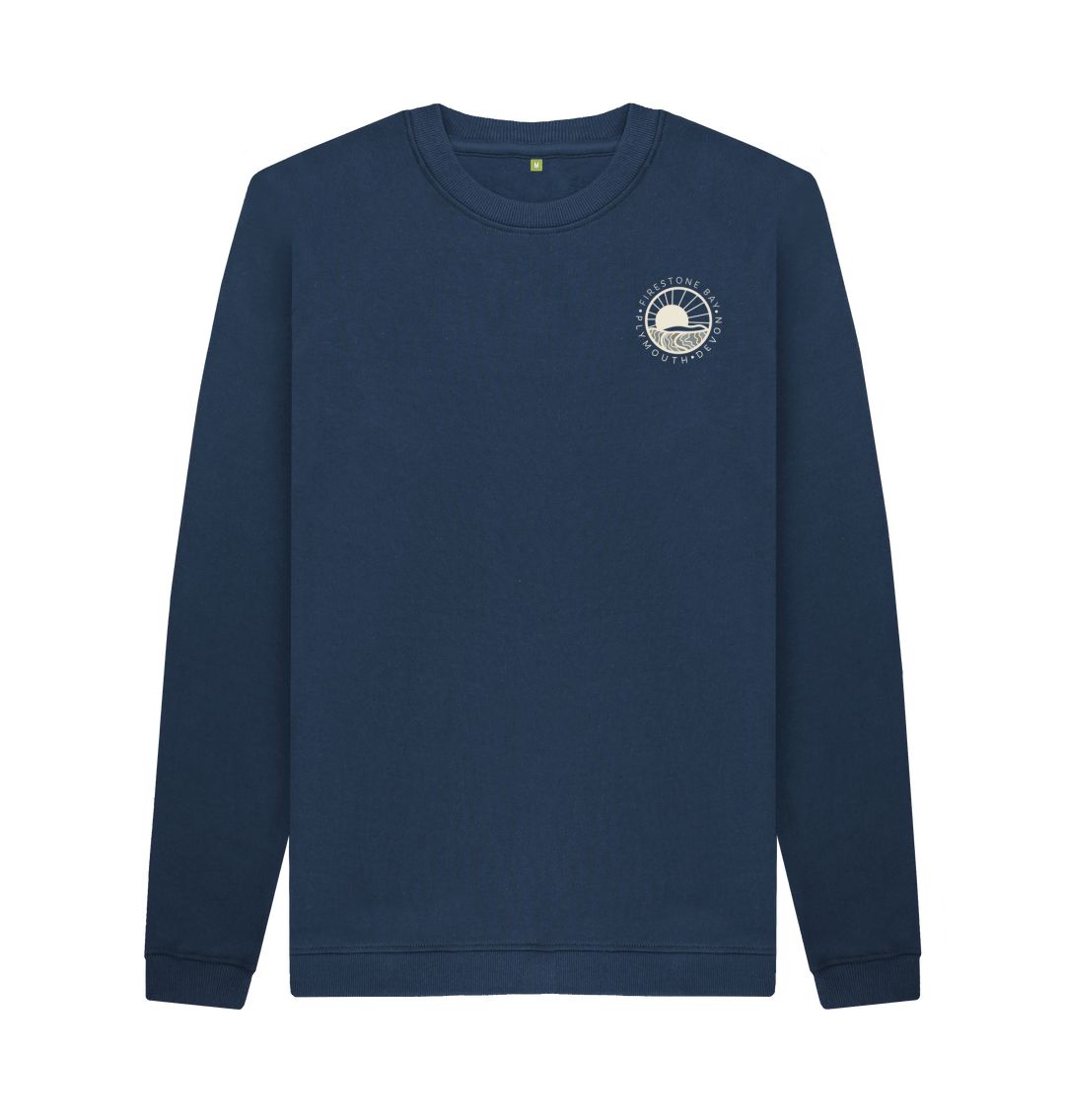 Navy Blue Mens Firestone Sweater