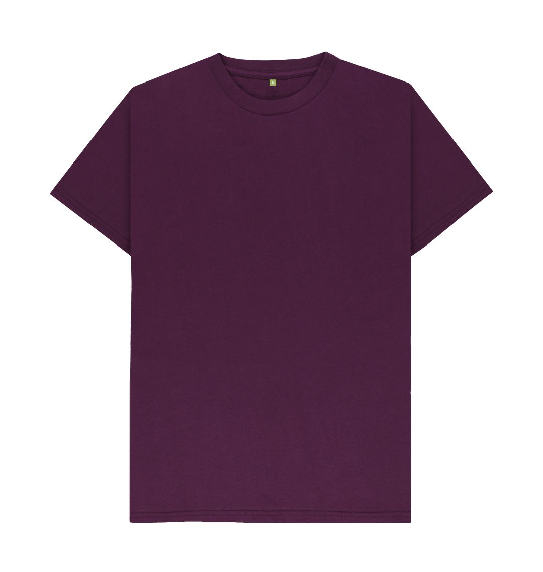 Purple Men's Firestone Bay T-shirt with the Logo on the Back